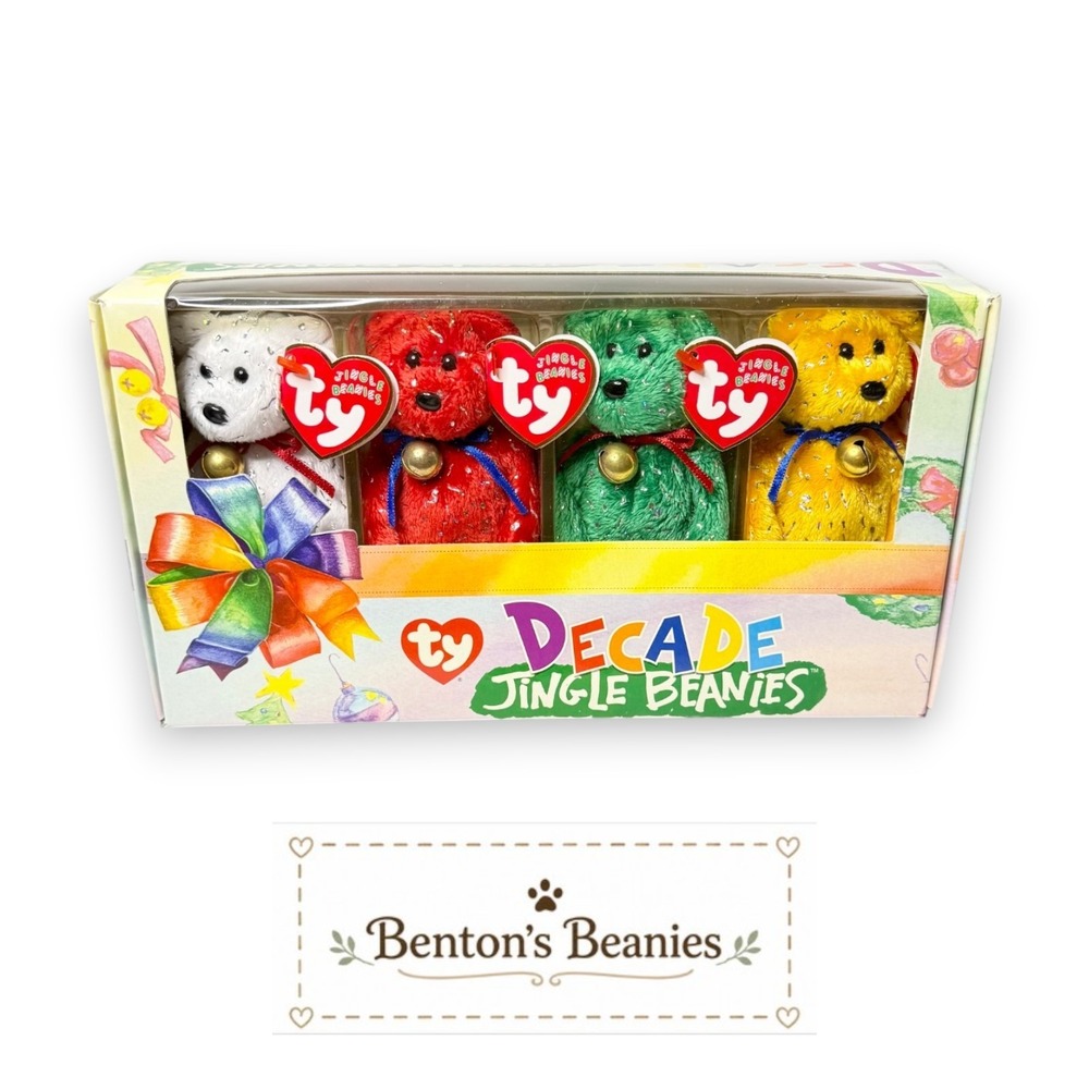 TY Decade Jingle Beanies Gift Box | TY Through the Years 🎁 | Mint Heart Tags ⭐